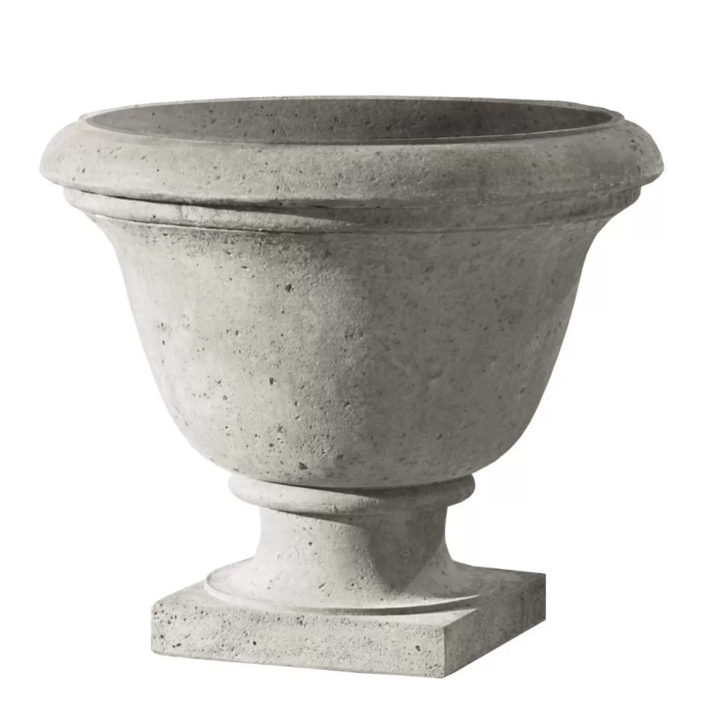 Pottery + Planters + Containers>Roger's Gardens Alpine Stone Greenwich Urn - 22" Tall