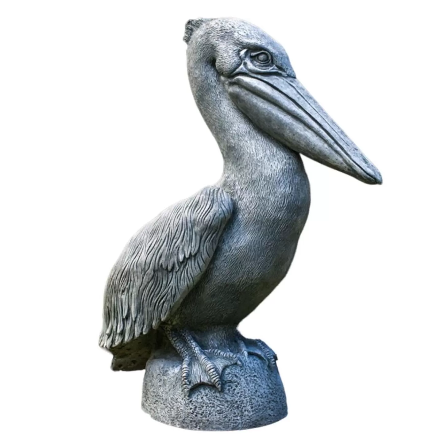 Pottery + Planters + Containers>Roger's Gardens Alpine Stone Pelican Statue - 28" Tall