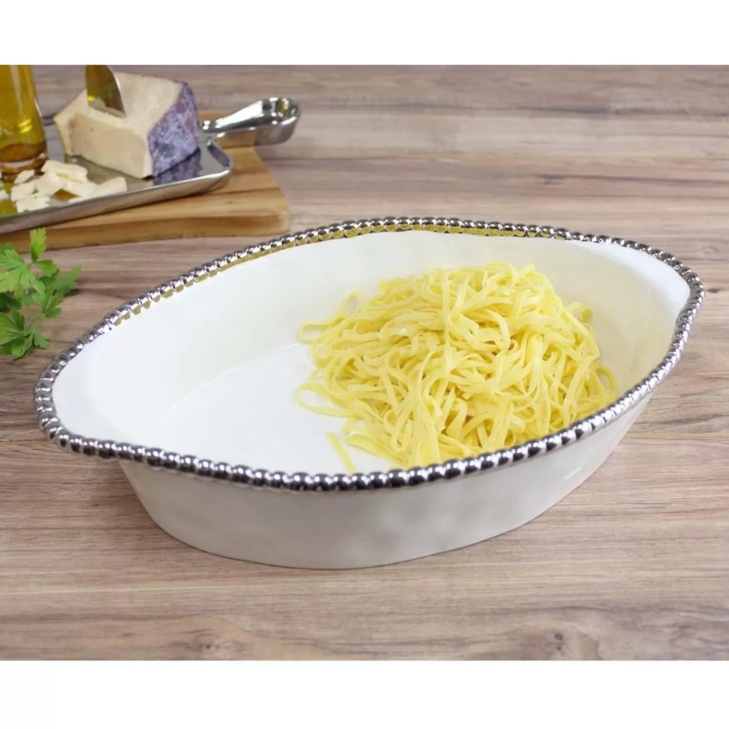 Decor Accents>Roger's Gardens Argentinian Salerno Oval Baking Dish