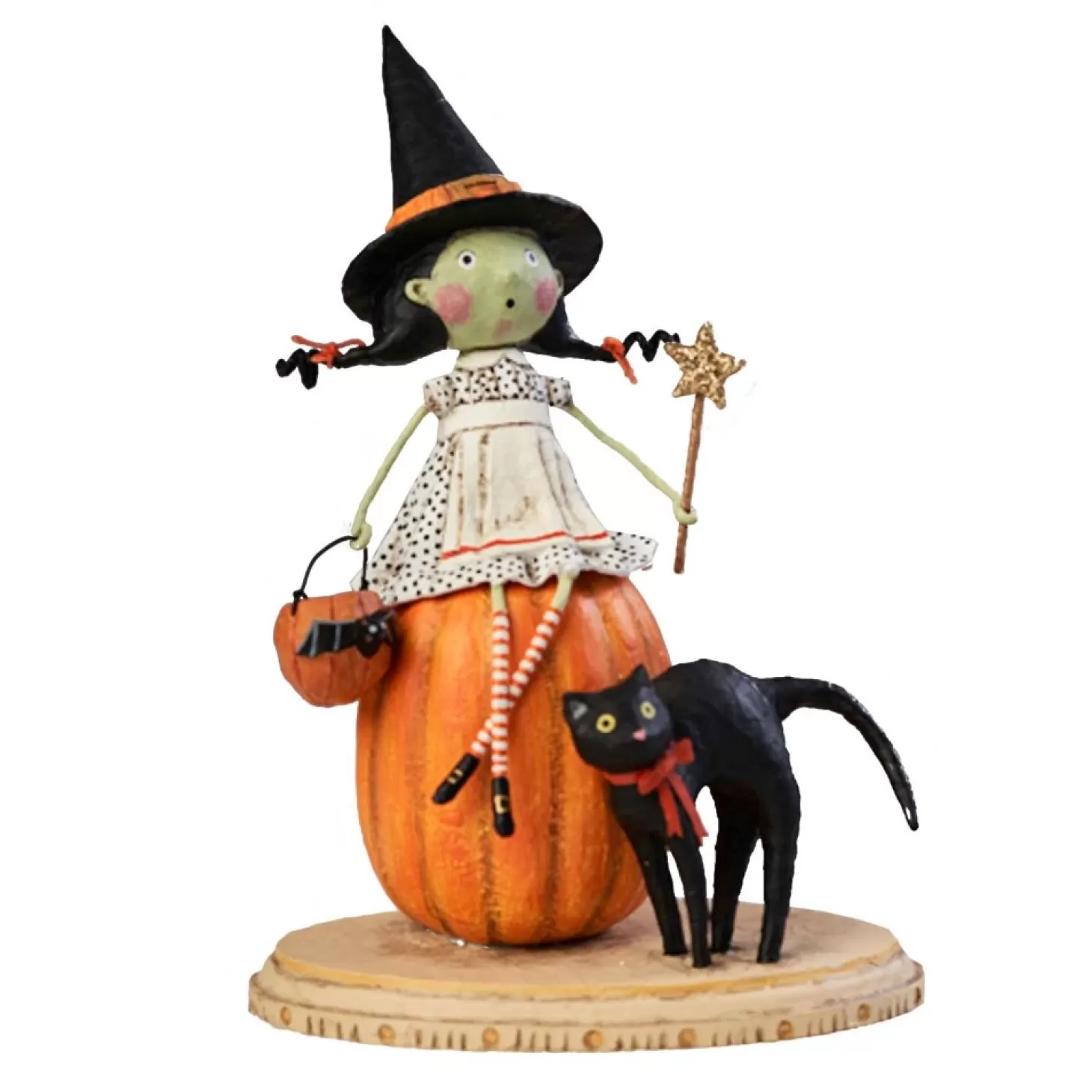 Halloween Decor>Roger's Gardens Bewitched - 10.25" Tall - Lori Mitchell