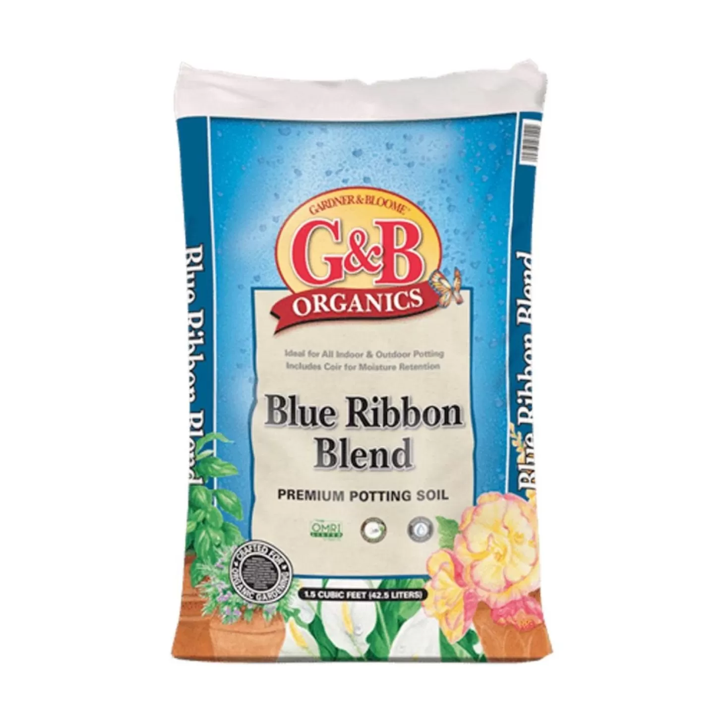 Soils + Fertilizers + Sprays>Roger's Gardens Blue Ribbon Potting Soil 1.5 Cu.Ft.