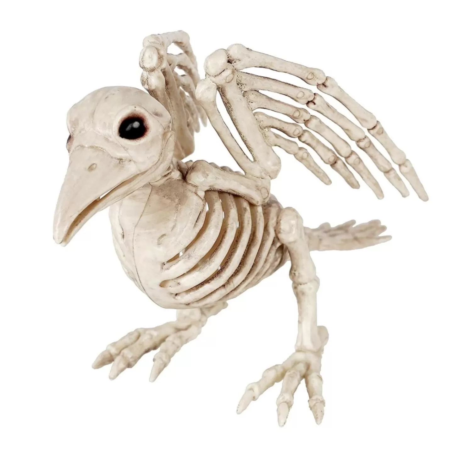 Halloween Decor>Roger's Gardens Bonez The Bird - 5.5" Tall