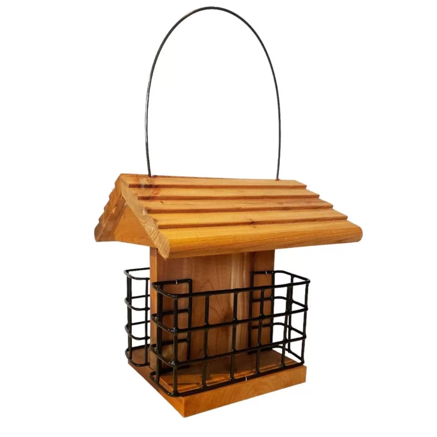 Garden Accents + Bird Feeders>Roger's Gardens Classic Traditional Cedar Bird Feeder