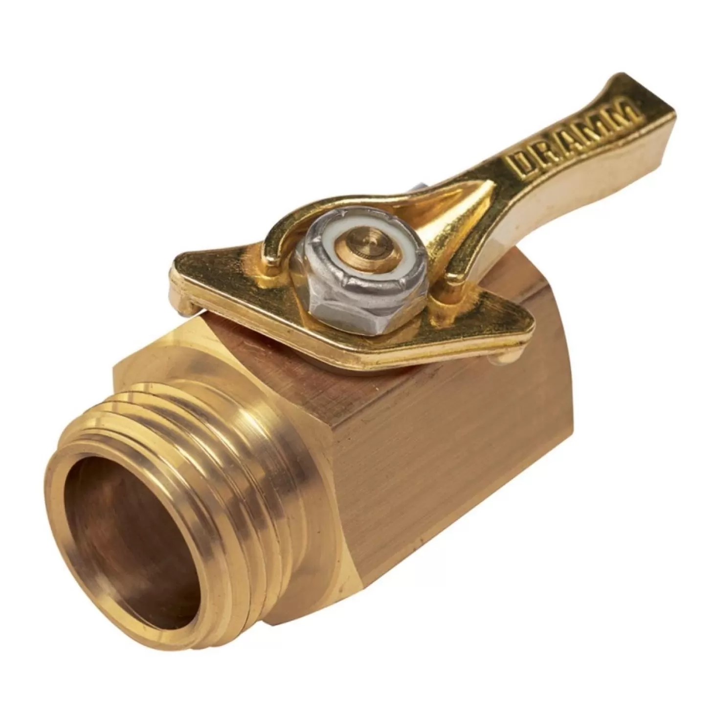 Garden Gloves + Tools + Accessories>Roger's Gardens Dramm Heavy-Duty Brass Shut Off Valve