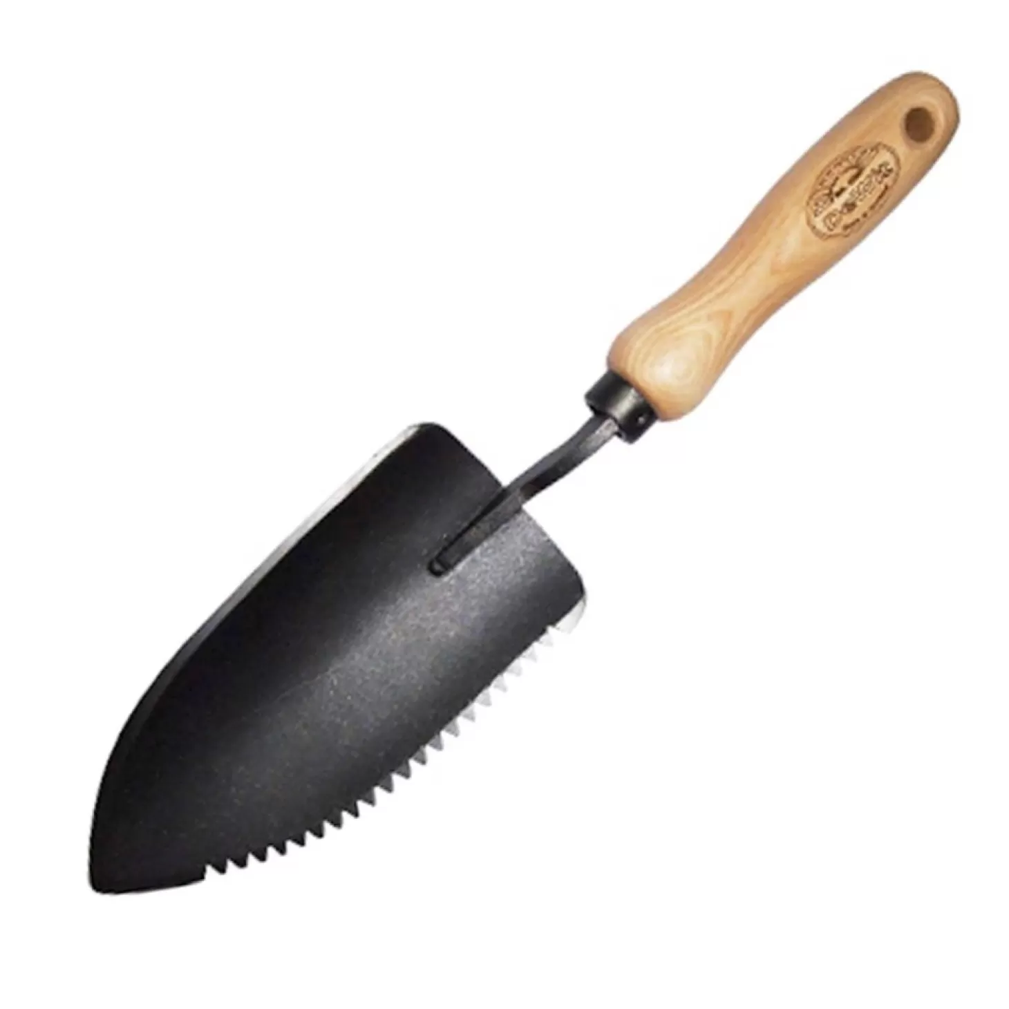 Garden Gloves + Tools + Accessories>Roger's Gardens Dutch Made Dewit Welldone Serrated Trowel