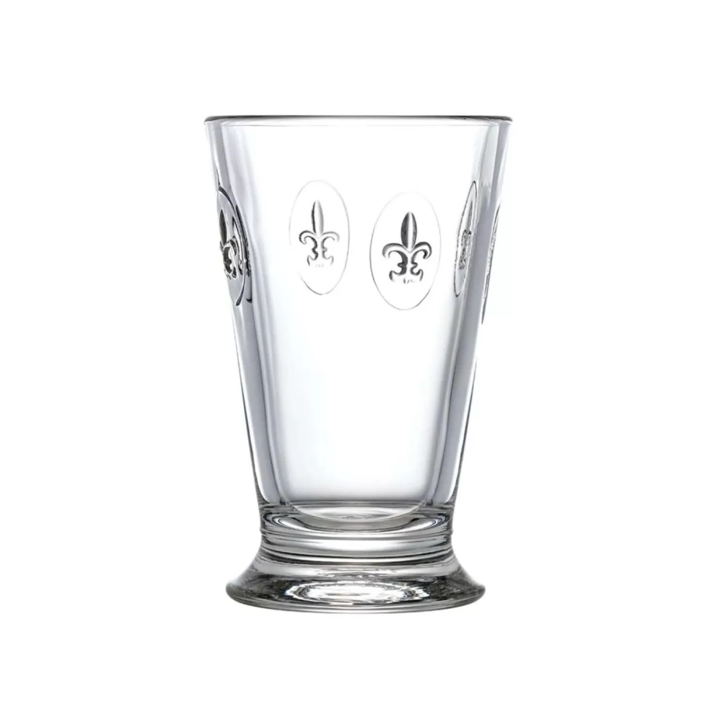 Decor Accents>Roger's Gardens Fleur De Lys French Ice Tea Glass