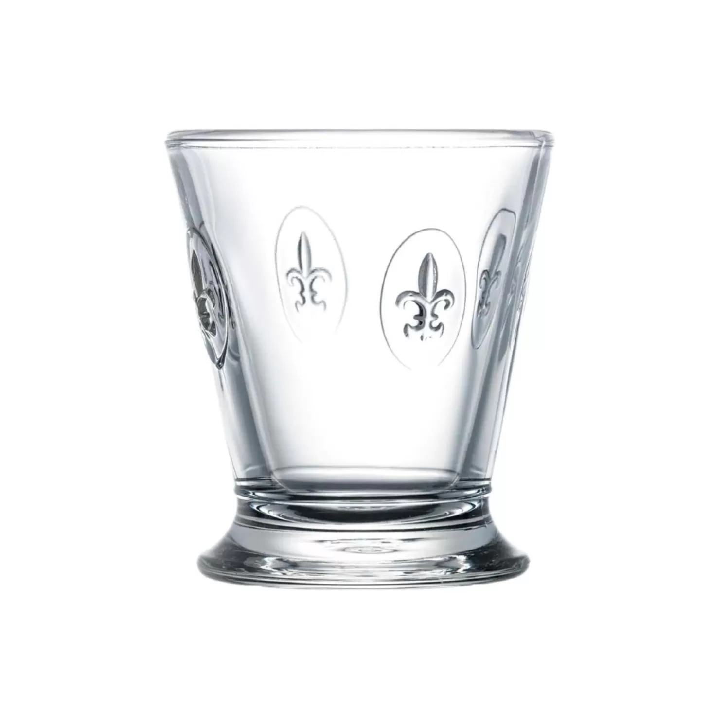 Glassware>Roger's Gardens Fleur De Lys French Tumbler