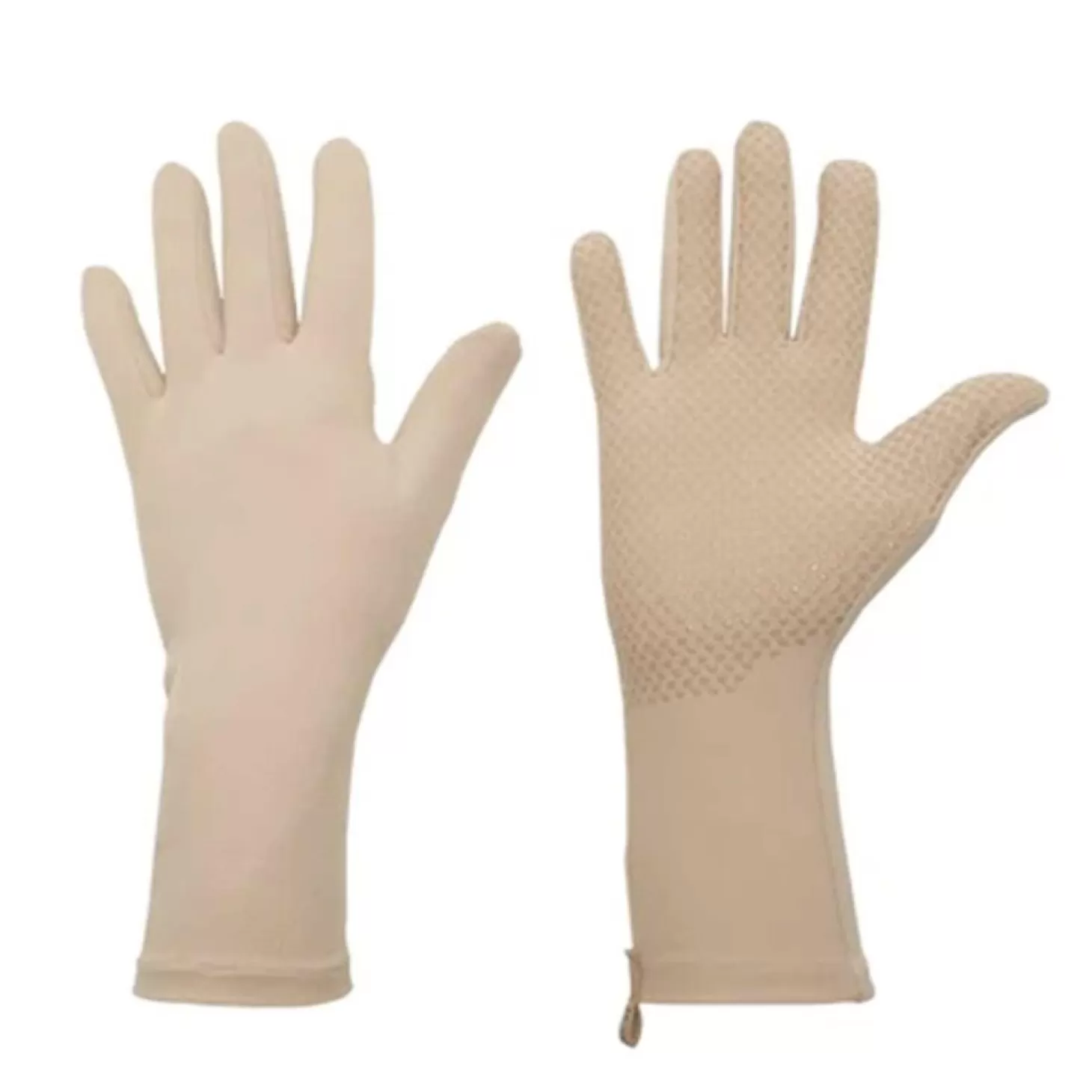 Garden Gloves + Tools + Accessories>Roger's Gardens Foxgloves Grip Gardening Gloves - Sand