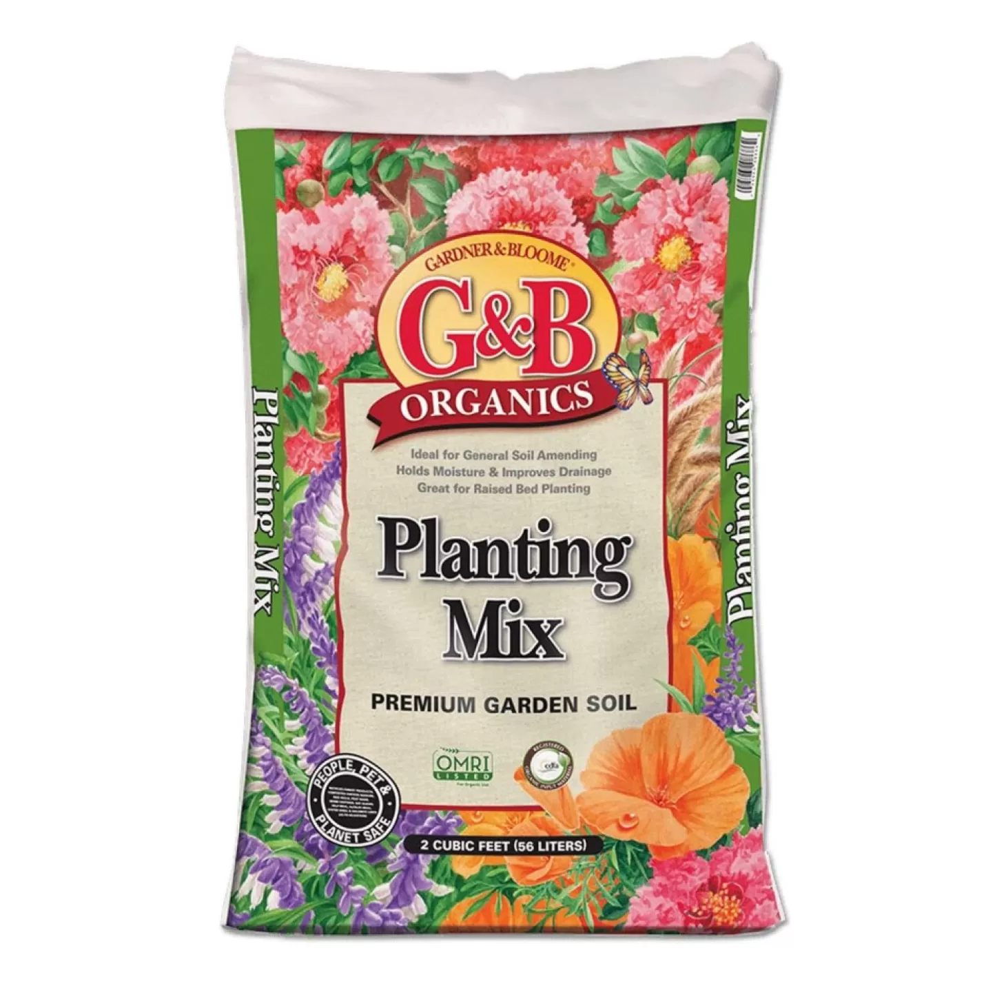 Soils + Fertilizers + Sprays>Roger's Gardens G&B Organic Planting Mix 2 Cu. Ft.