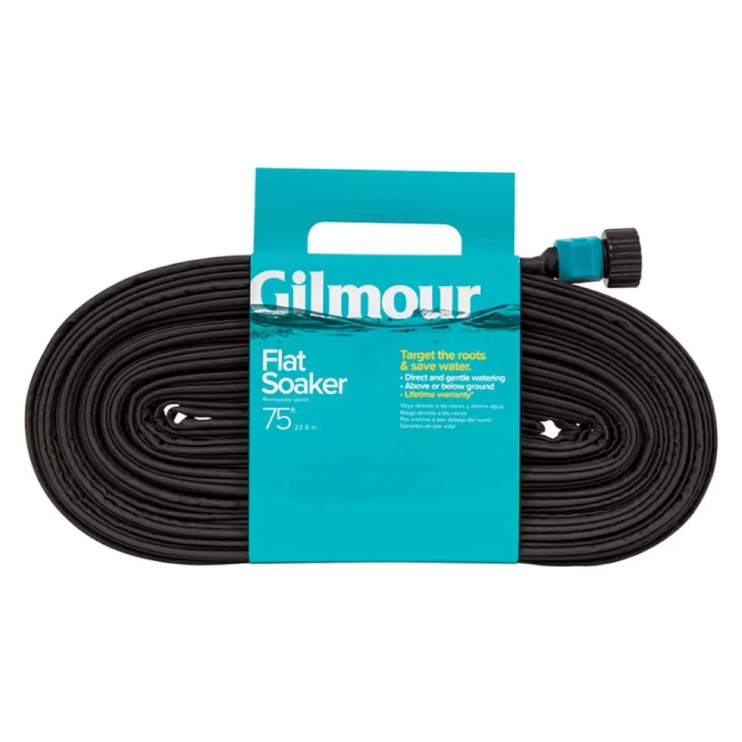 Garden Gloves + Tools + Accessories>Roger's Gardens Gilmour Flat Weeper/Soaker Hose - 75Ft