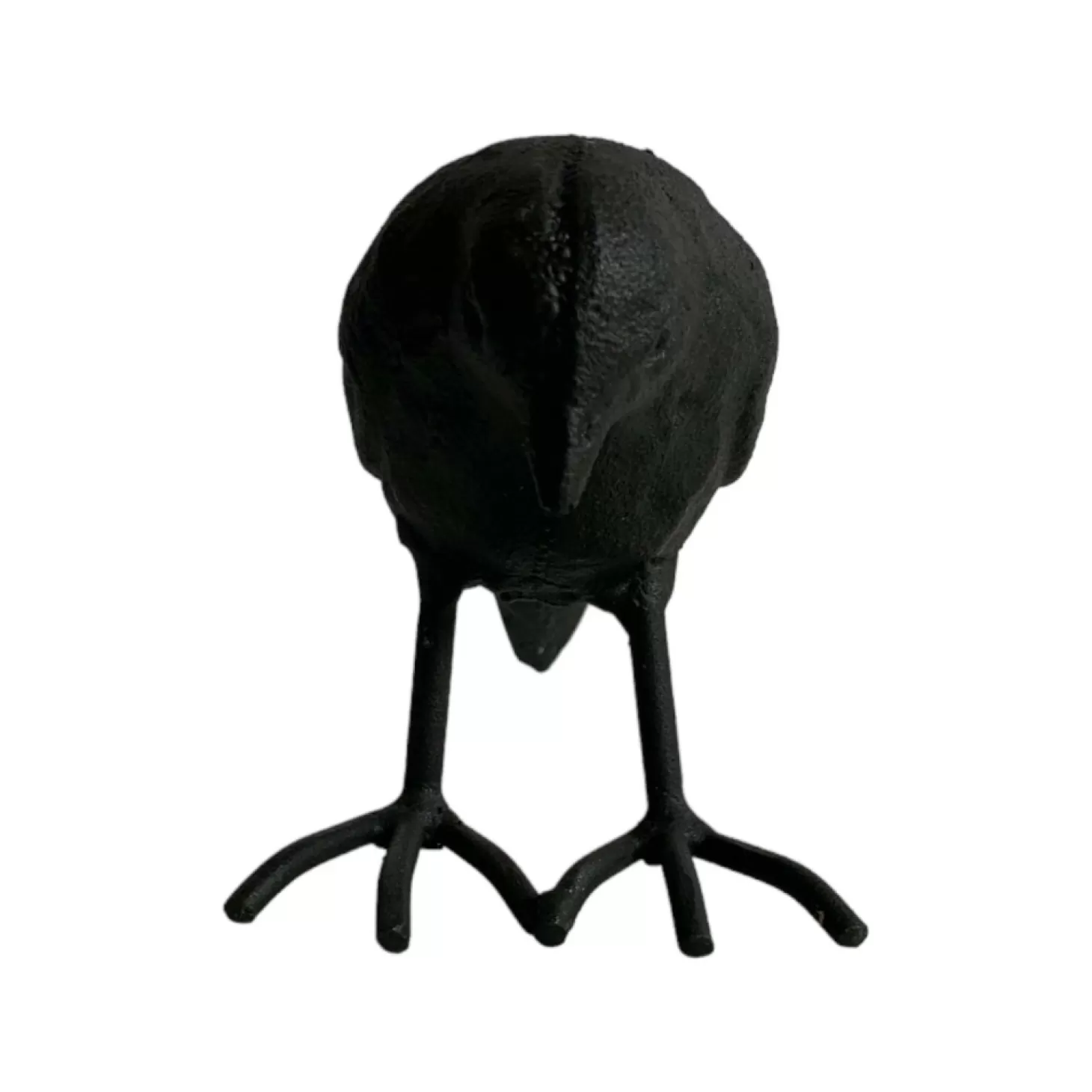 Halloween Decor>Roger's Gardens Iron Black Raven - 4" Tall