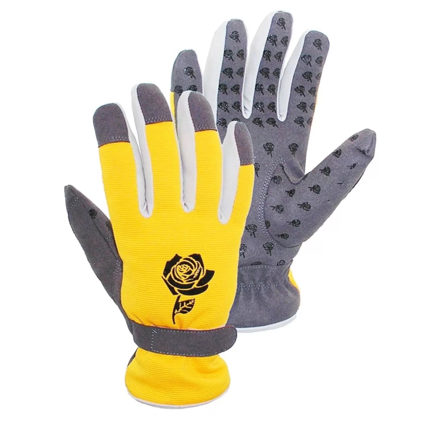 Garden Gloves + Tools + Accessories>Roger's Gardens Joy Gloves - Yellow