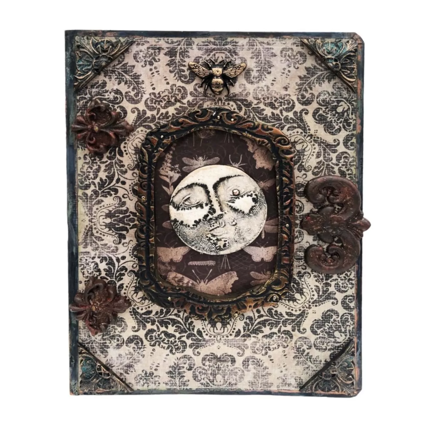 Halloween Decor>Roger's Gardens Luna Journal - 6"W X 8"H