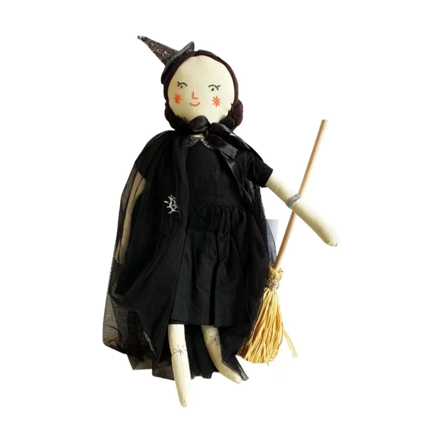 Halloween Decor>Roger's Gardens Luna The Witch Doll - 16" Tall