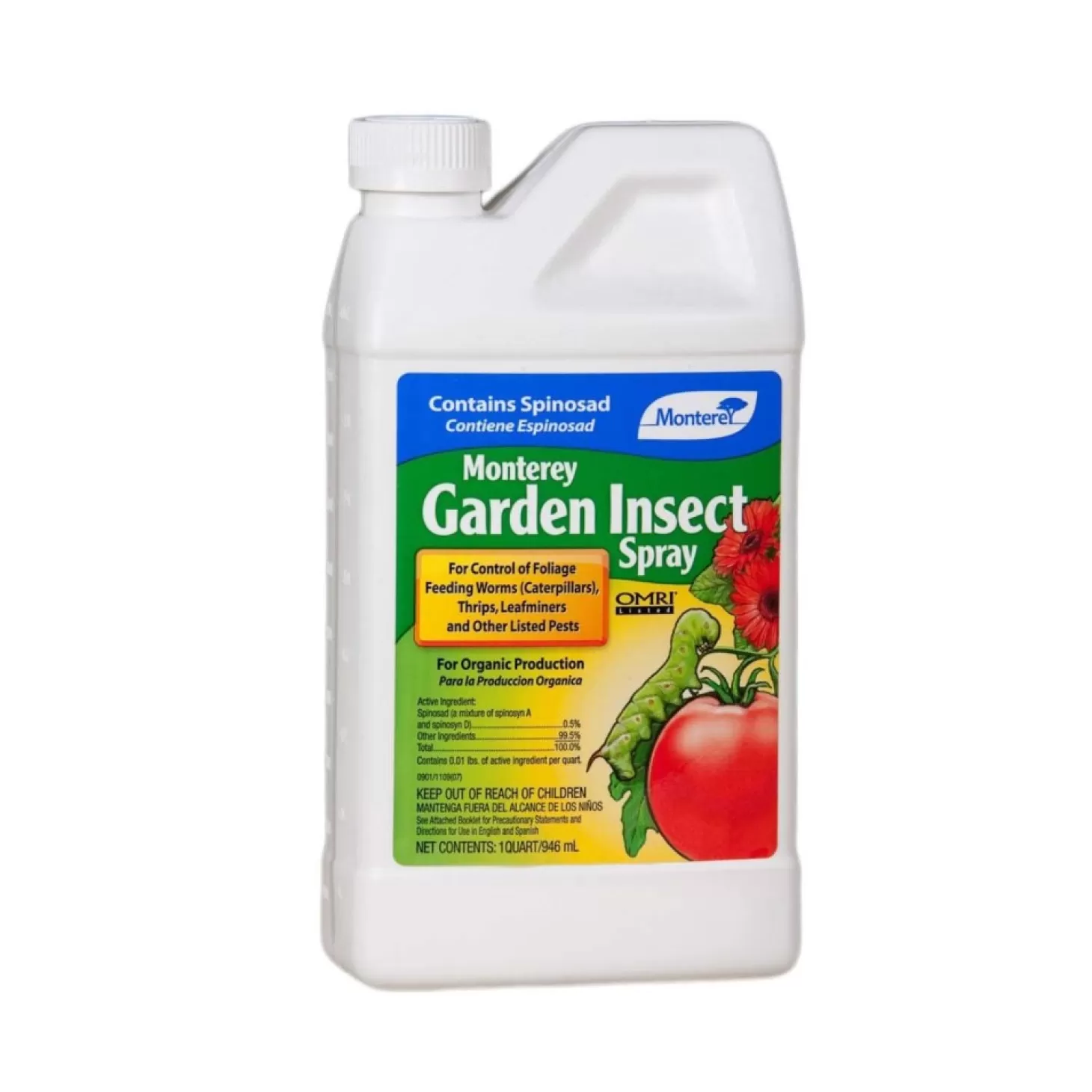 Soils + Fertilizers + Sprays>Roger's Gardens Monterey Garden Insect Spray With Spinosad Organic - 32Oz