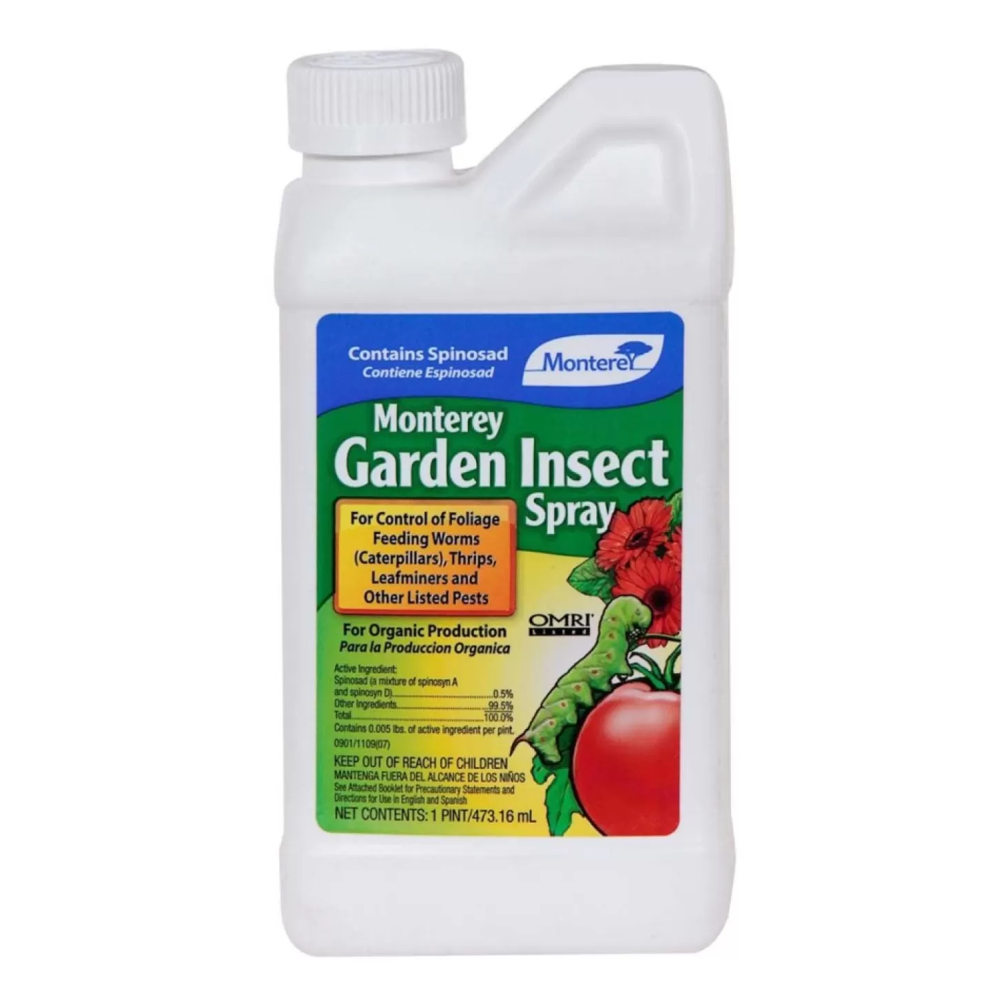 Soils + Fertilizers + Sprays>Roger's Gardens Montery Garden Insect Spray With Spinosad Organic - 16Oz