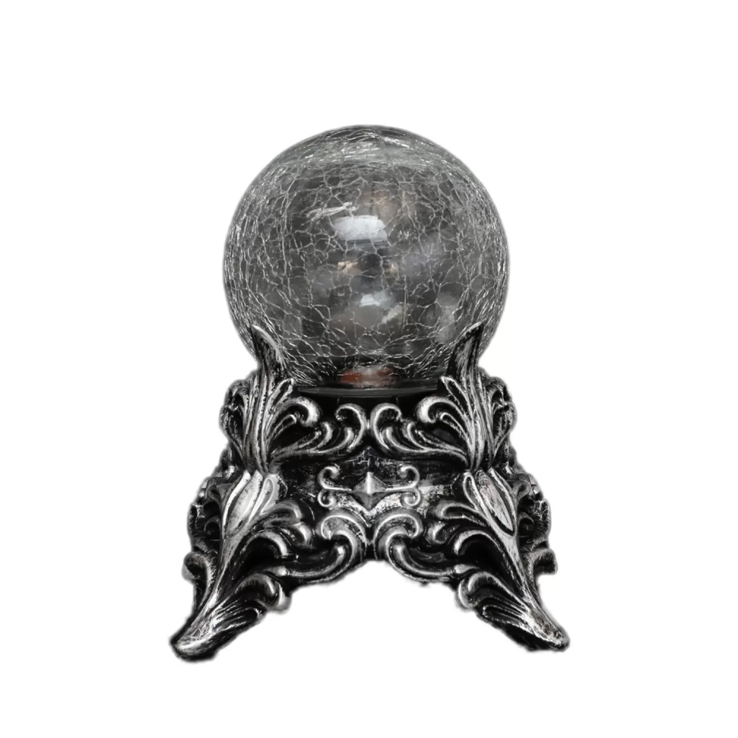 Halloween Decor>Roger's Gardens Mystical Crystal Ball - 7" Tall