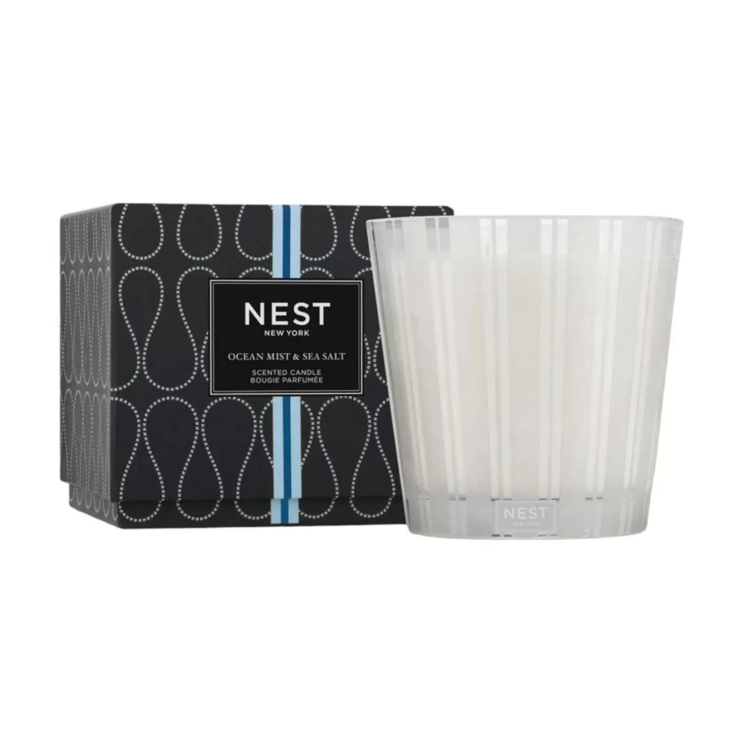 Decor Accents>Roger's Gardens Nest Ocean 3-Wick Candle