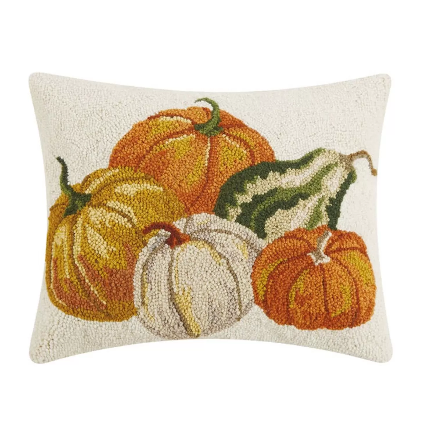 Decor Accents>Roger's Gardens Pumpkin Harvest Hook Pillow - 16" X 20"