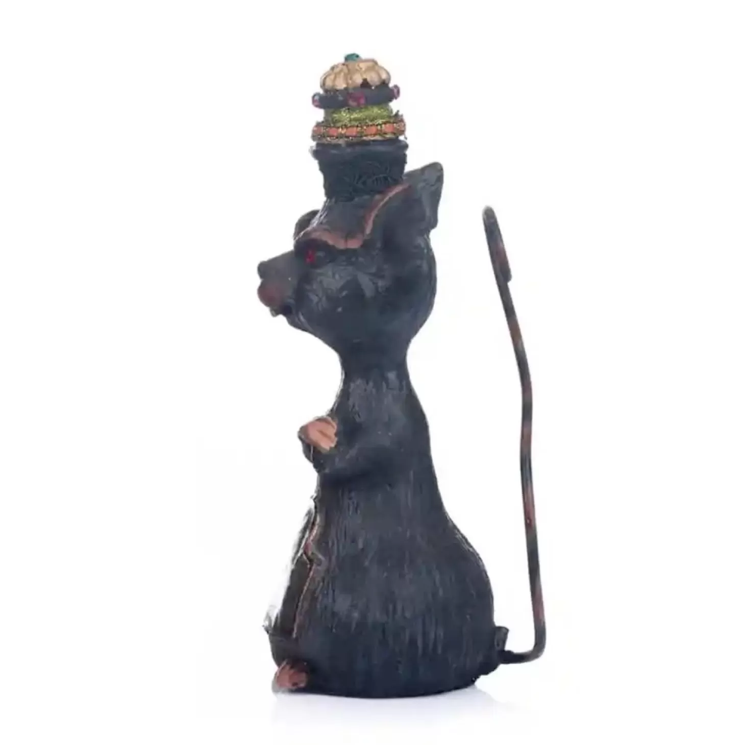 Halloween Decor>Roger's Gardens Rat Potion Bottle Full Of Rat Tails - 8" Tall