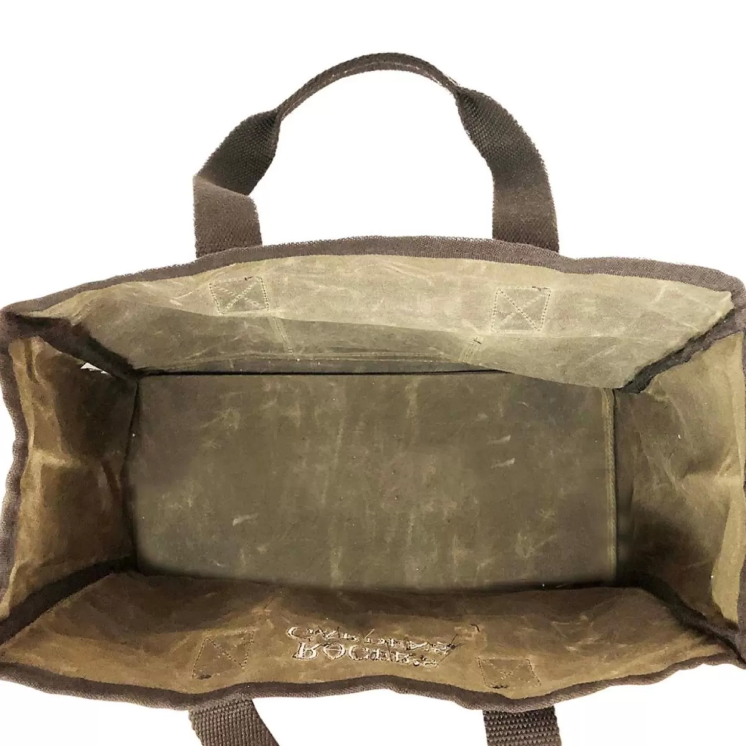 Garden Gloves + Tools + Accessories>Roger's Gardens Official Waxed Olive Canvas Utility Bag