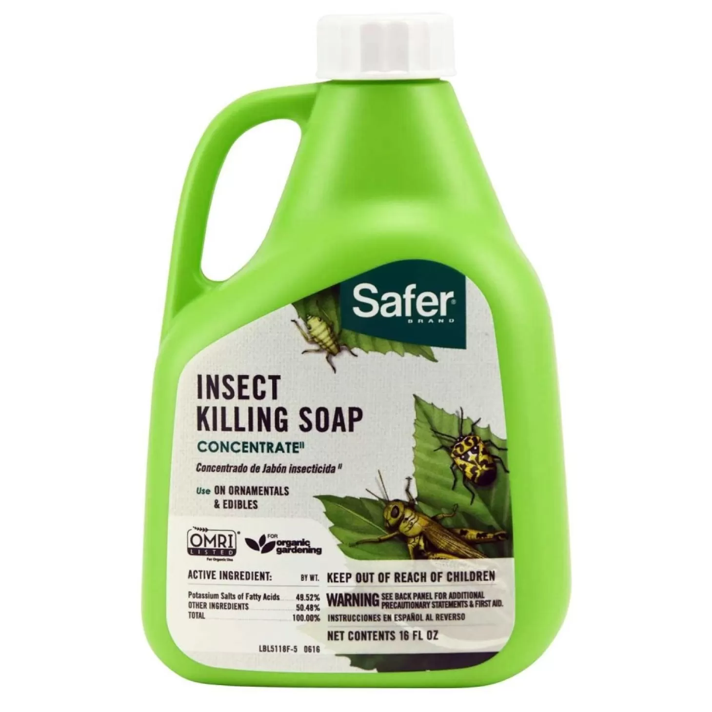 Soils + Fertilizers + Sprays>Roger's Gardens Safer Brand Insect Killing Soap - 16Oz