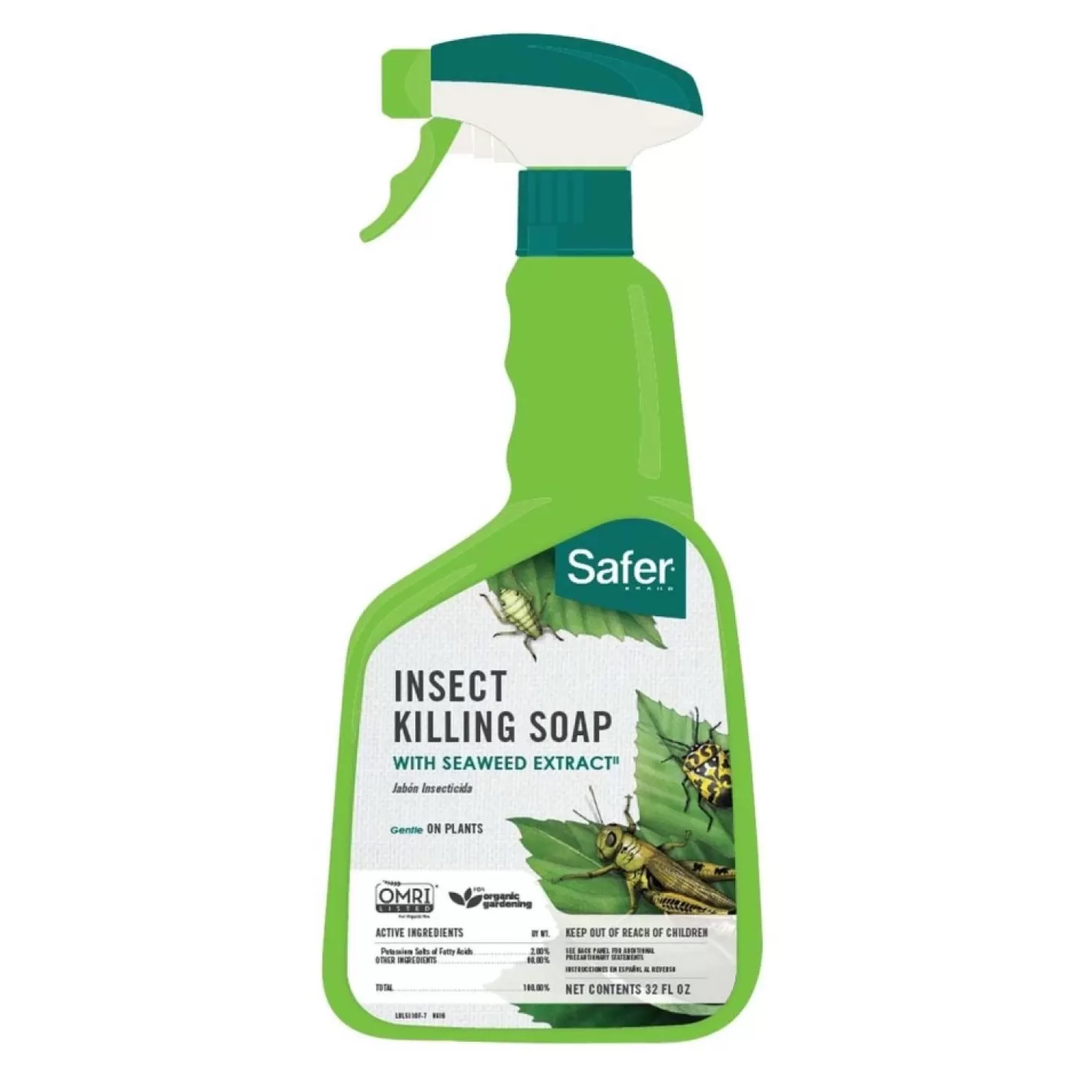 Soils + Fertilizers + Sprays>Roger's Gardens Safer Brand Insect Killing Soap - 32Oz