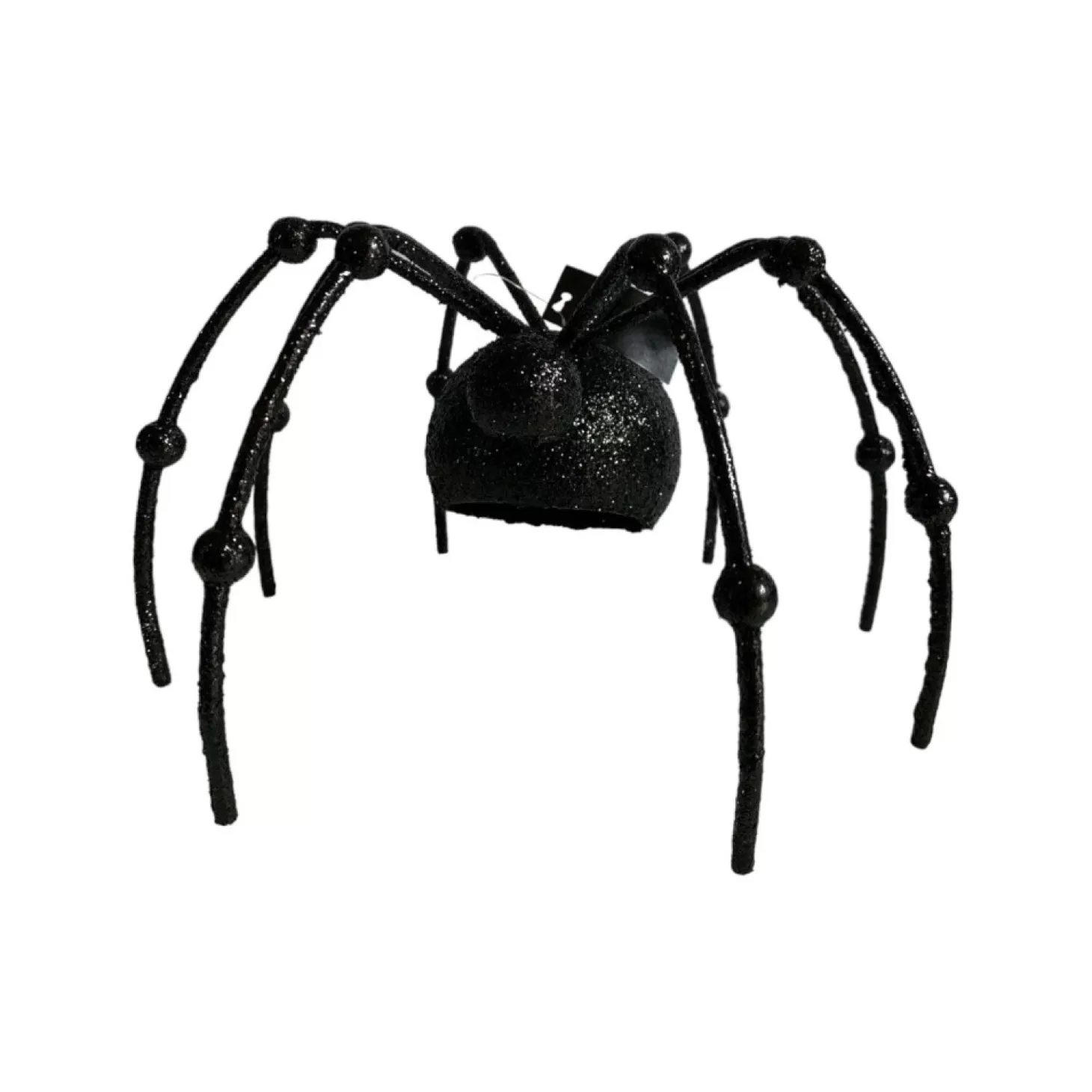 Halloween Decor>Roger's Gardens Sinister Metal Glitter Spider - 4.5" Tall To 6" Tall