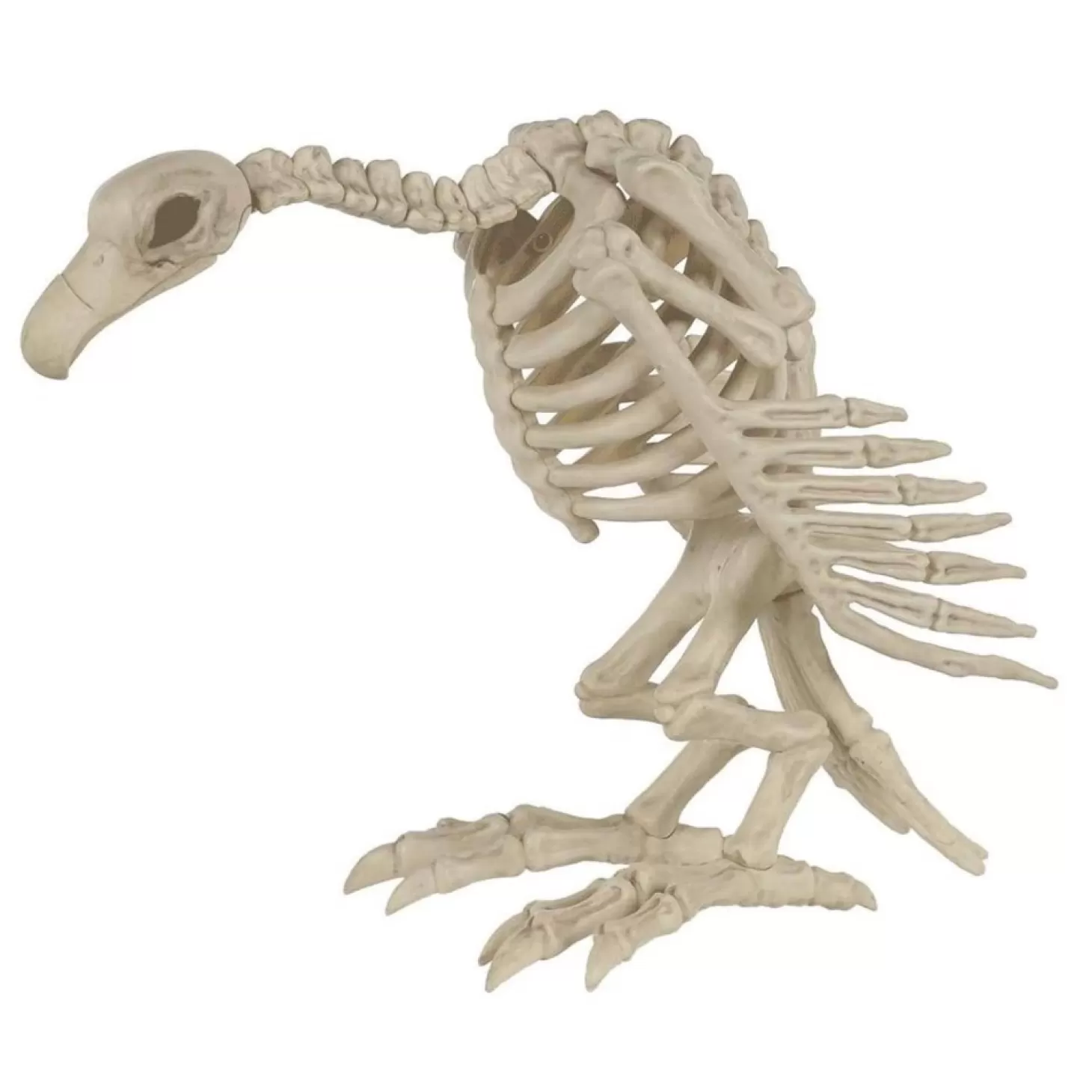 Halloween Decor>Roger's Gardens Skeleton Vulture - 10" Tall