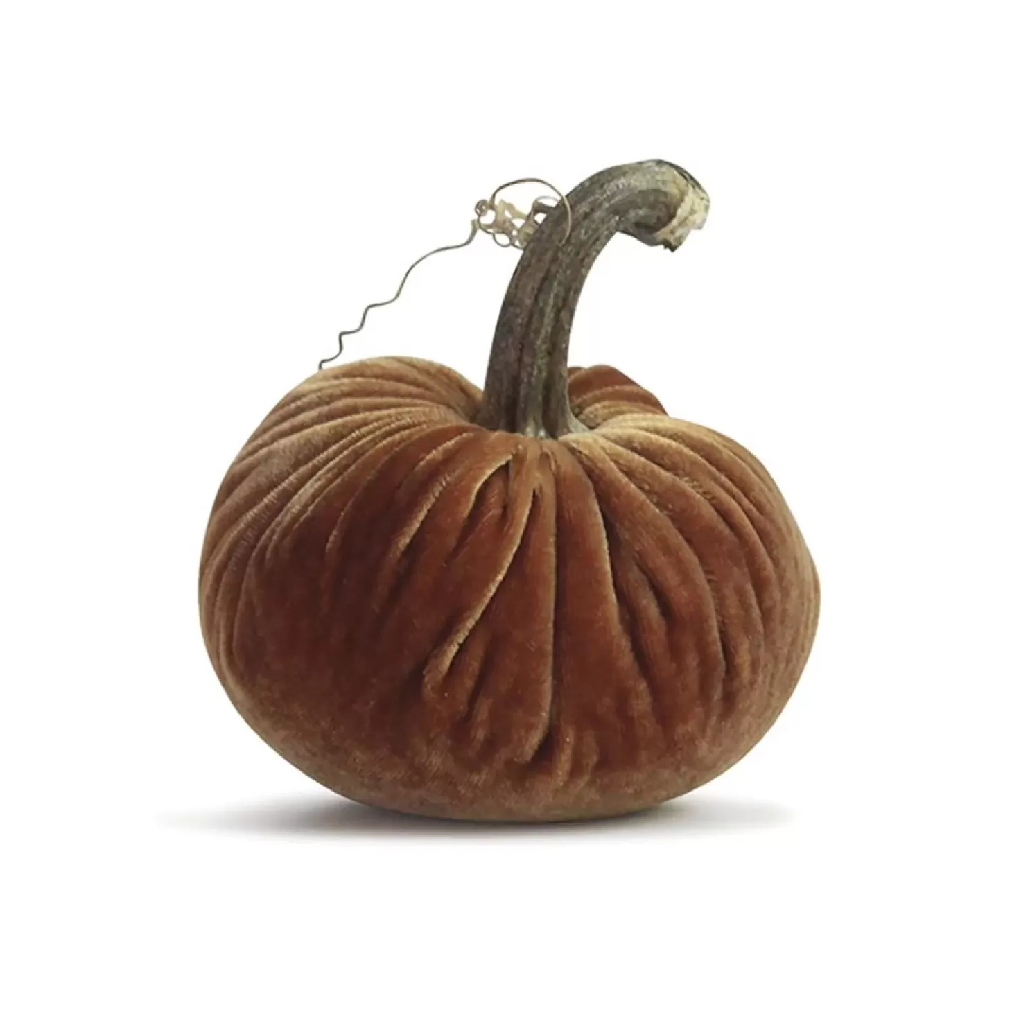 Decor Accents>Roger's Gardens Spice Velvet Pumpkin - 6" Tal Lto 8" Tall