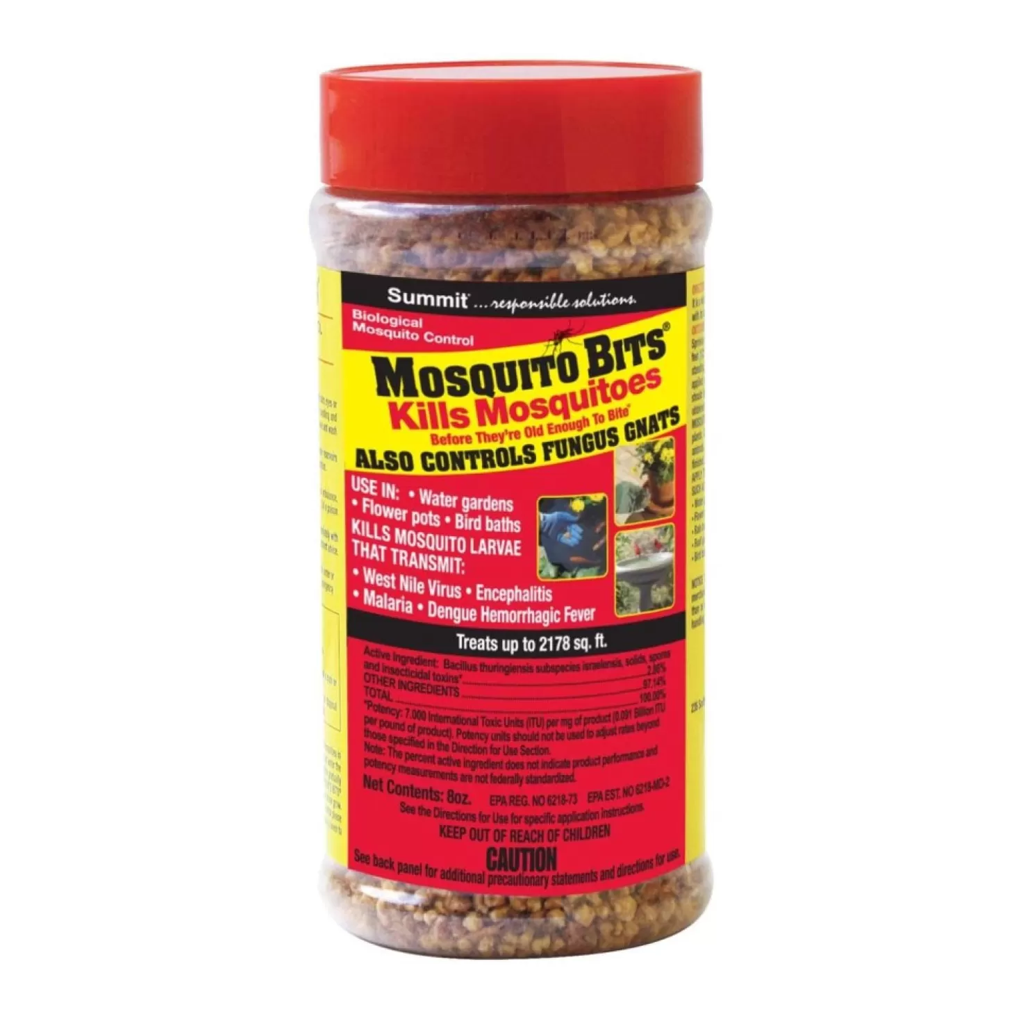 Soils + Fertilizers + Sprays>Roger's Gardens Summit Mosquito Bits - 8Oz