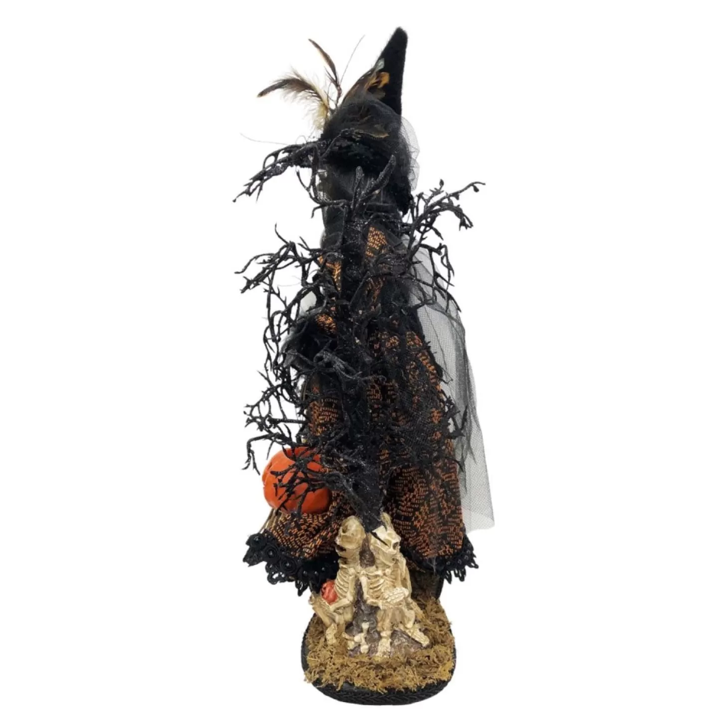 Halloween Decor>Roger's Gardens Tabitha Keeper Of The Trail Witch - 22" Tall