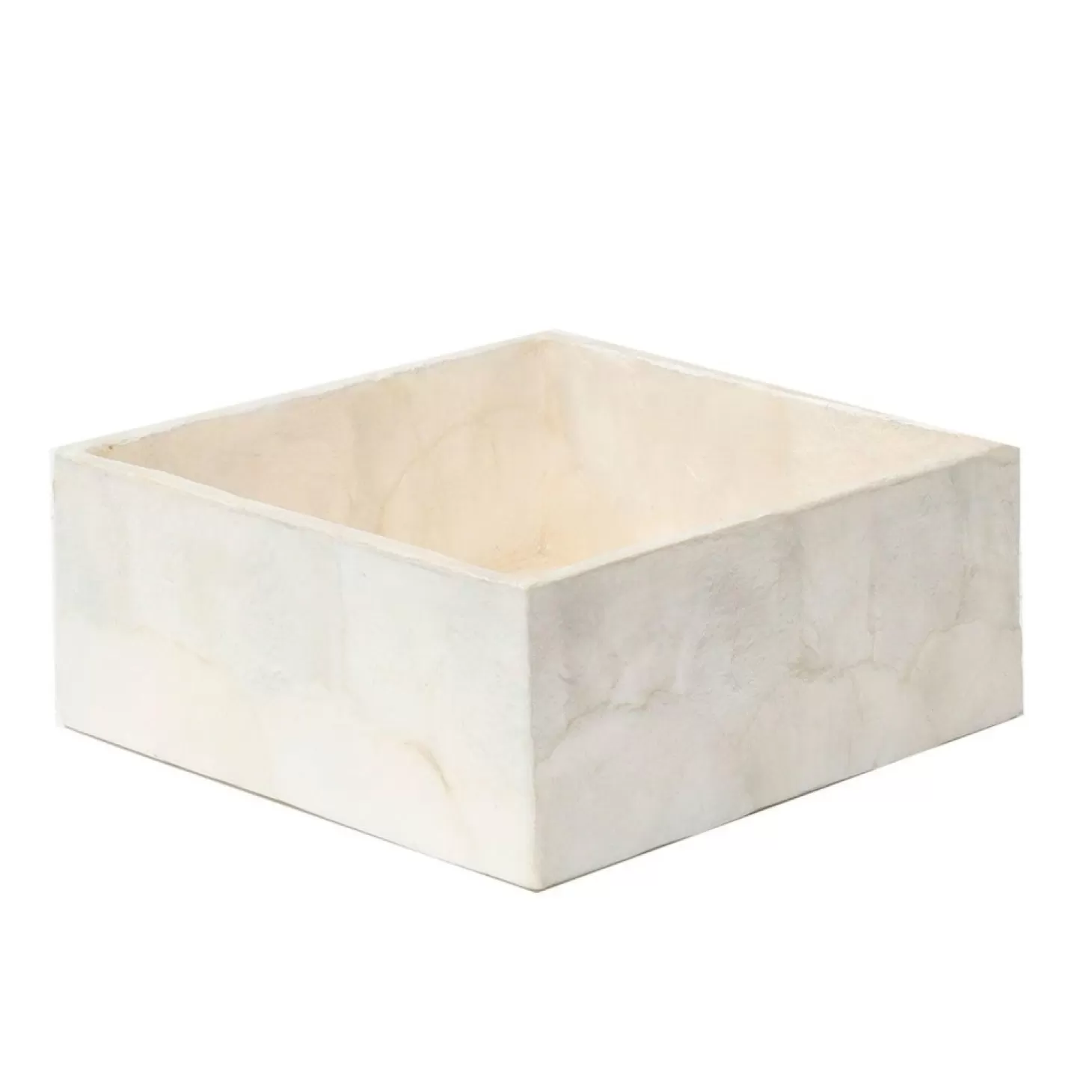 Decor Accents>Roger's Gardens White Capiz Luncheon Napkin Holder