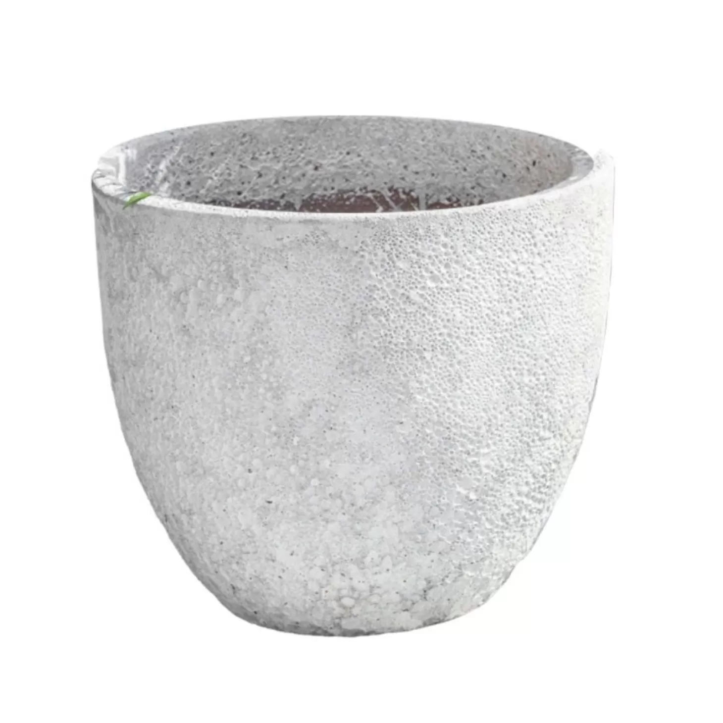 Pottery + Planters + Containers>Roger's Gardens White Coral Caipirinha Planter